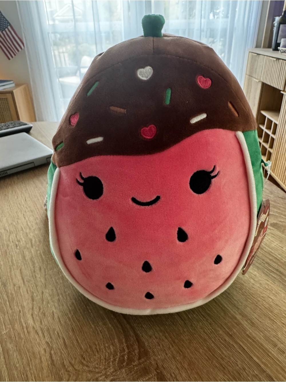 Squishmallows 12” Wanda Watermelon Valentine Hearts First to Market Plush w/ Tag